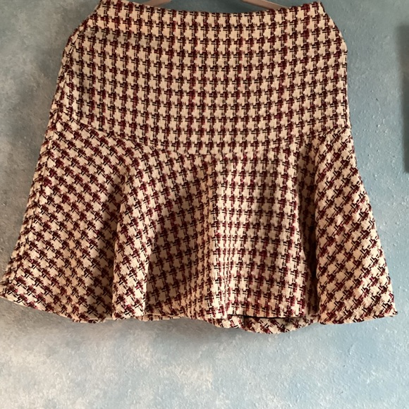 Anthropologie   NWT Maeve Bobbie Plaid Flounced Mini Skirt - Picture 11 of 13